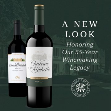 Chateau Ste. Michelle Merlot Washington Red Wine, 750 mL
