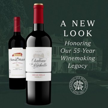 Chateau Ste. Michelle Indian Wells Merlot Washington Red Wine, 750 mL