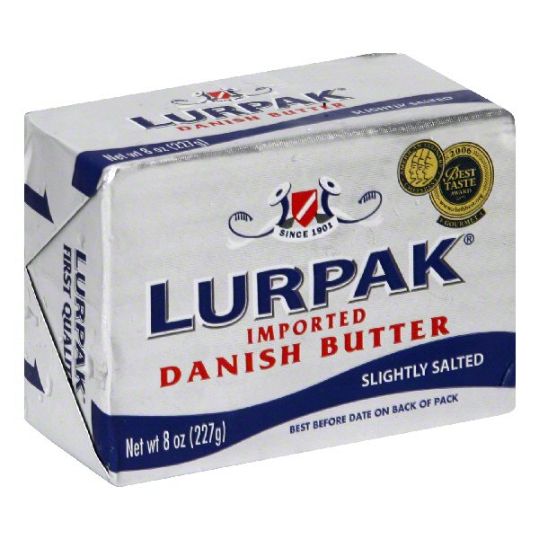 Lurpak Imported Slightly Salted Danish Butter Shop Butter & Margarine