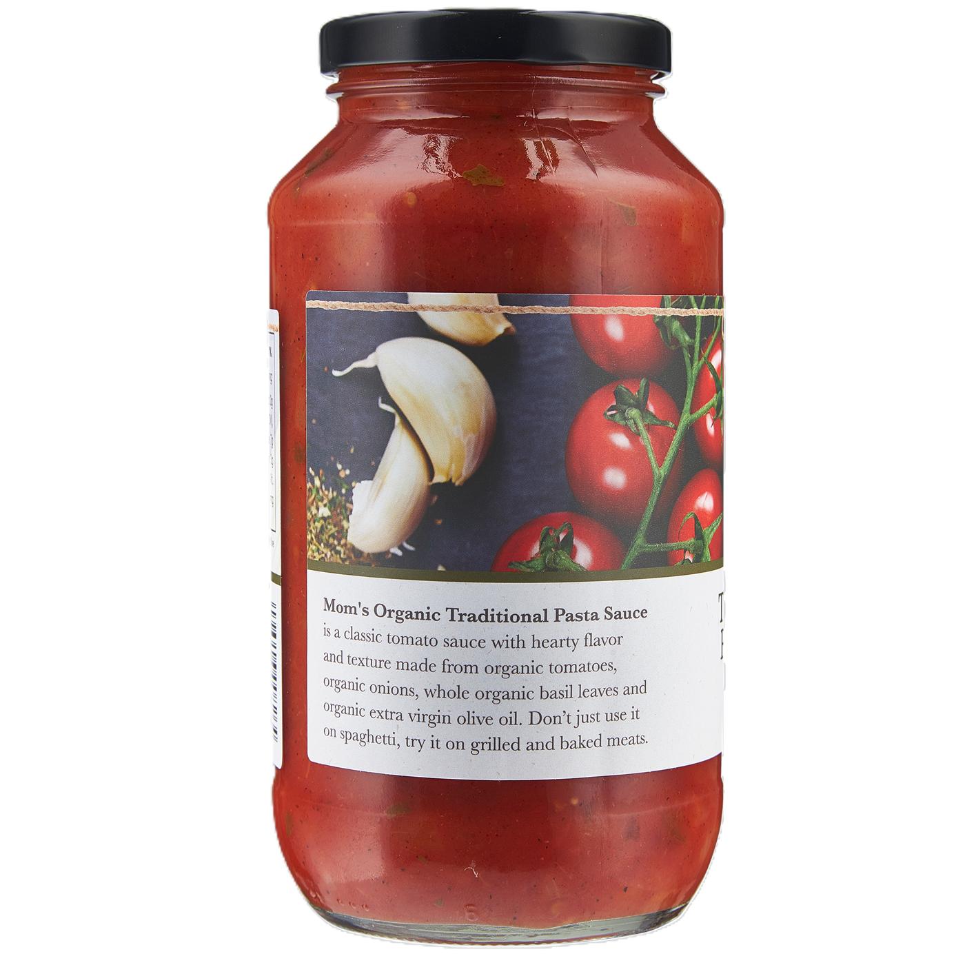 Mom's Traditional Organic Tomato & Basil Pasta Sauce; image 2 of 3