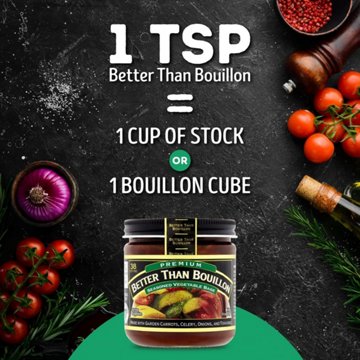 Better Than Bouillon Premium Seasoned Vegetable Base, 8 oz