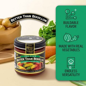 Better Than Bouillon Premium Seasoned Vegetable Base, 8 oz