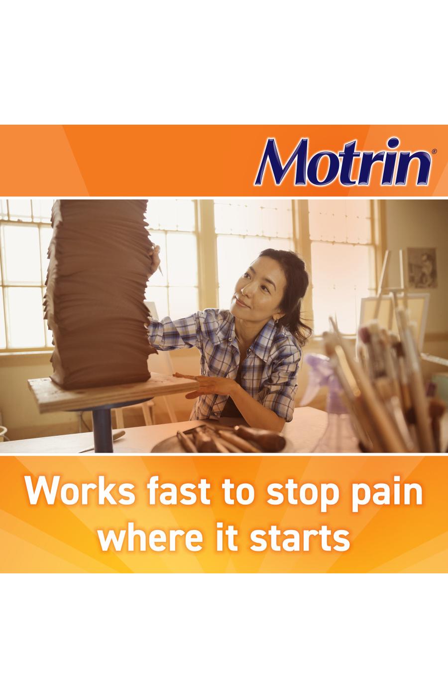 Motrin IB Pain Reliever Tablets; image 3 of 5
