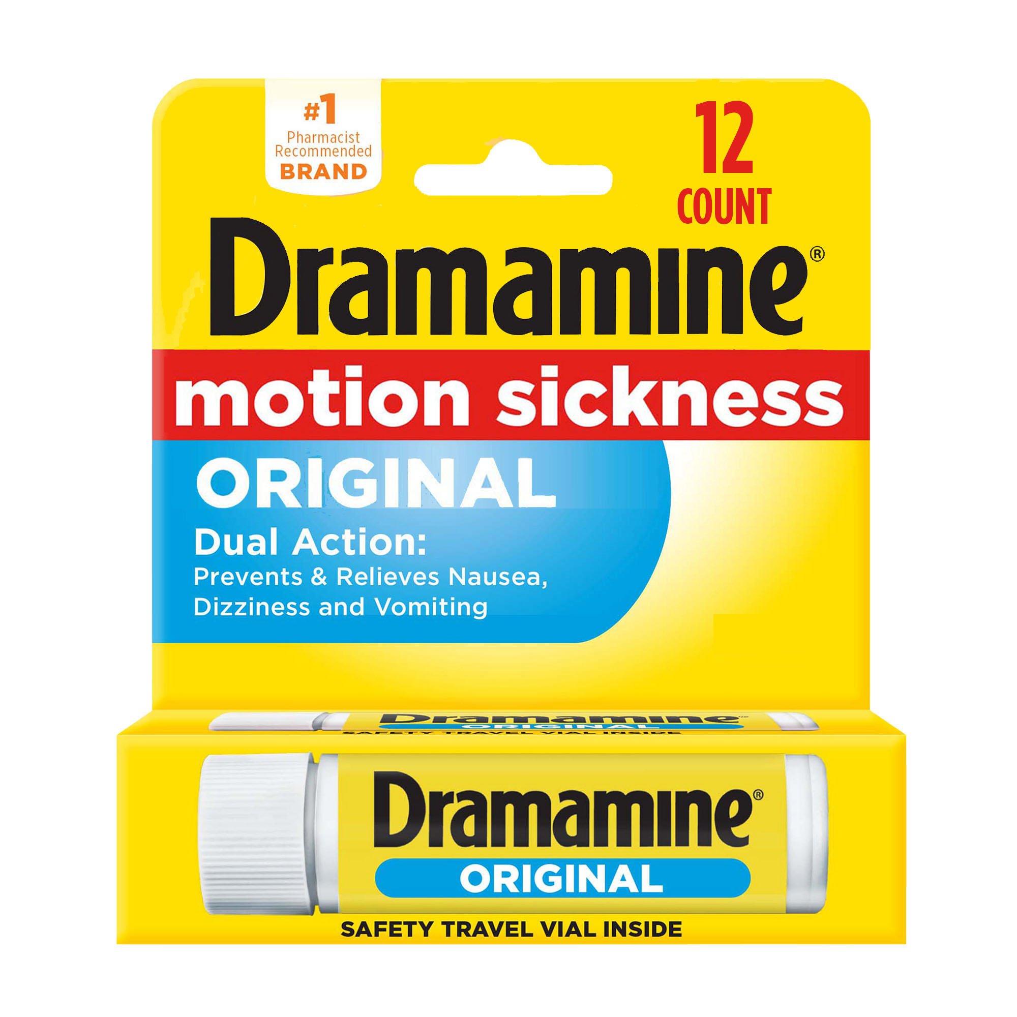 Dramamine Original Formula Motion Sickness Relief 50 mg Tablets Shop Digestion & Nausea at HEB