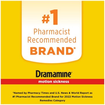 Dramamine Motion Sickness Relief, 12 ct
