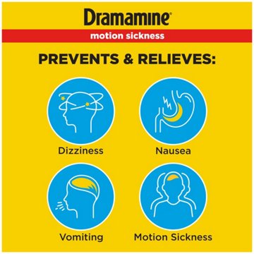 Dramamine Motion Sickness Relief, 12 ct