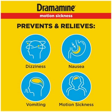 Dramamine Motion Sickness Relief, 12 ct
