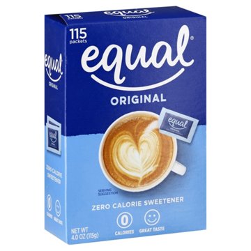 Equal 0 Calorie Sweetener Packets, 115 ct