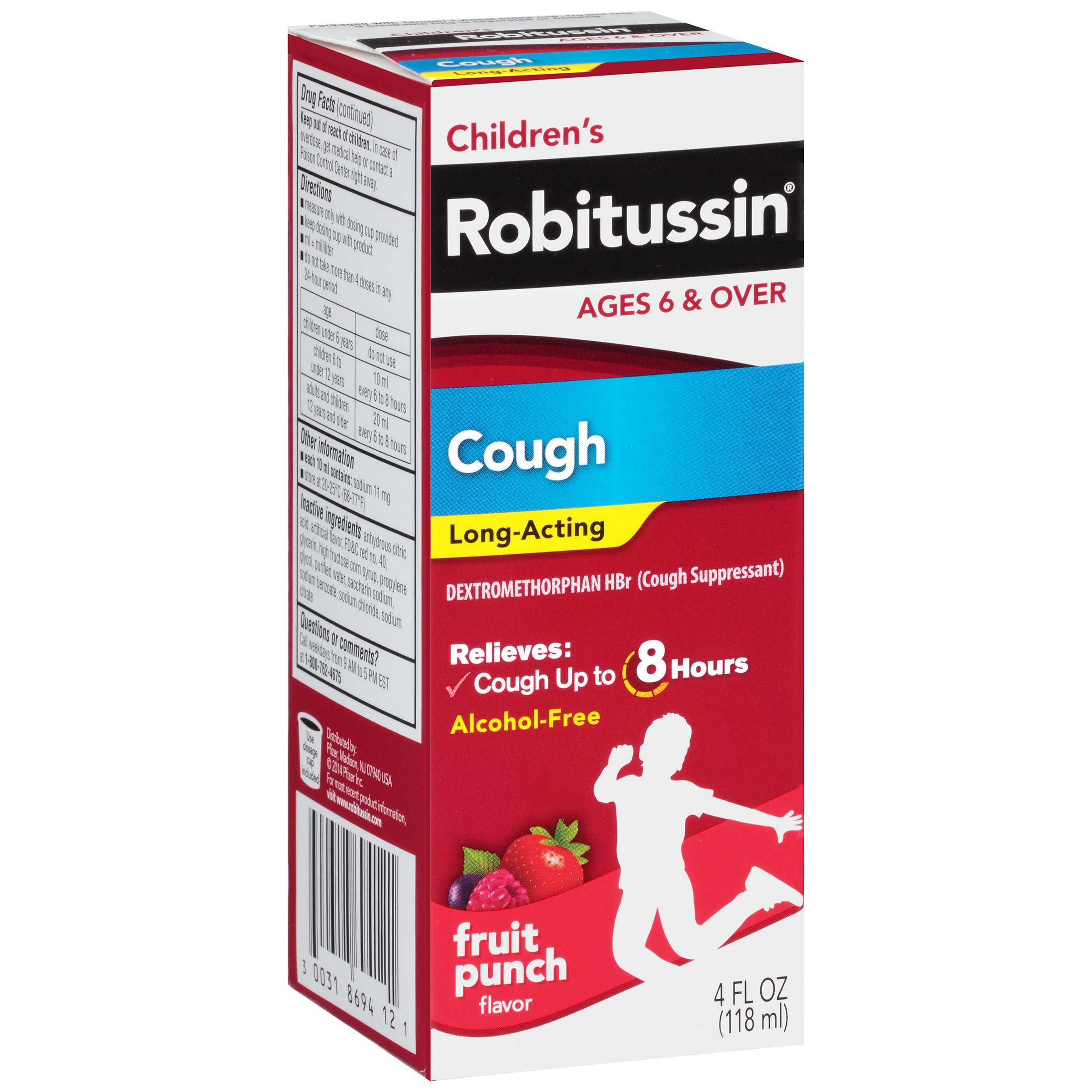 Robitussin Children's Cough LongActing Fruit Punch Flavor Shop Cough