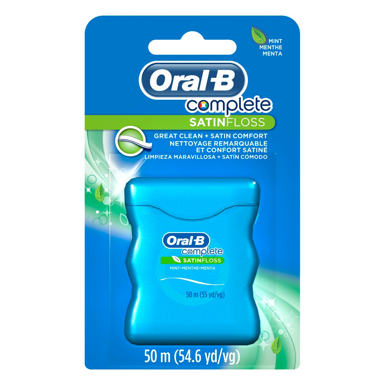 OralB Complete Satin Floss Mint Dental Floss Shop Floss at HEB