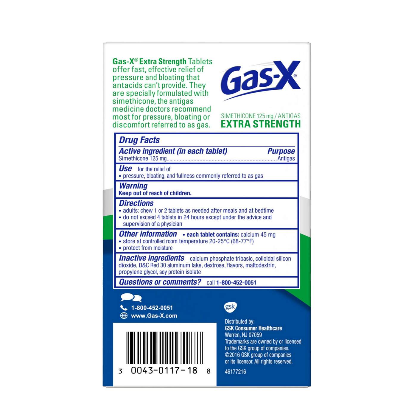 Gas-X Extra Strength Chewable Tablets - Cherry Creme; image 4 of 8