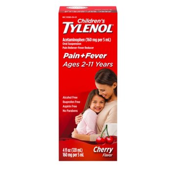 Tylenol Children's Pain + Fever Relief Medicine - Cherry