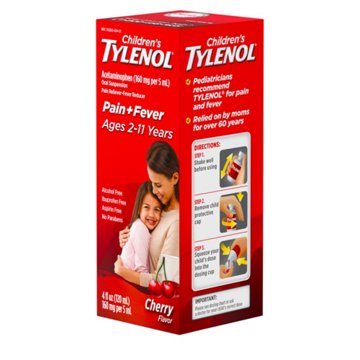 Tylenol Children's Pain + Fever Relief Medicine - Cherry