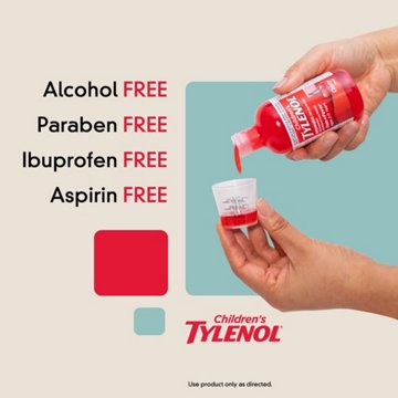 Tylenol Children's Pain + Fever Relief Medicine - Cherry