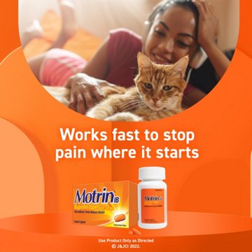 Motrin IB Pain Reliever Tablets - 200 mg