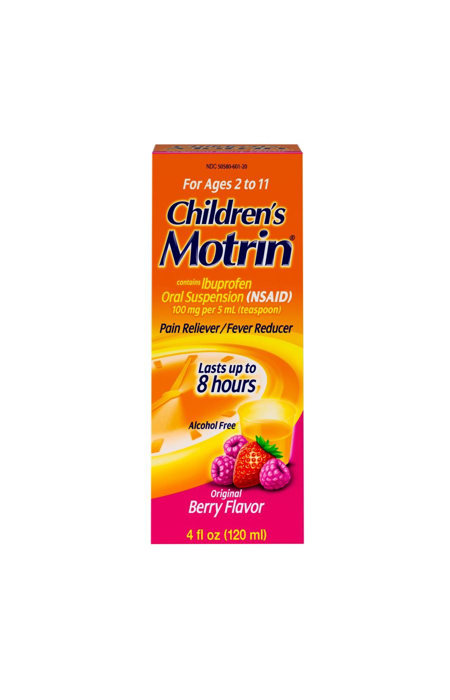 Children's Motrin Oral Suspension - Berry; image 1 of 7