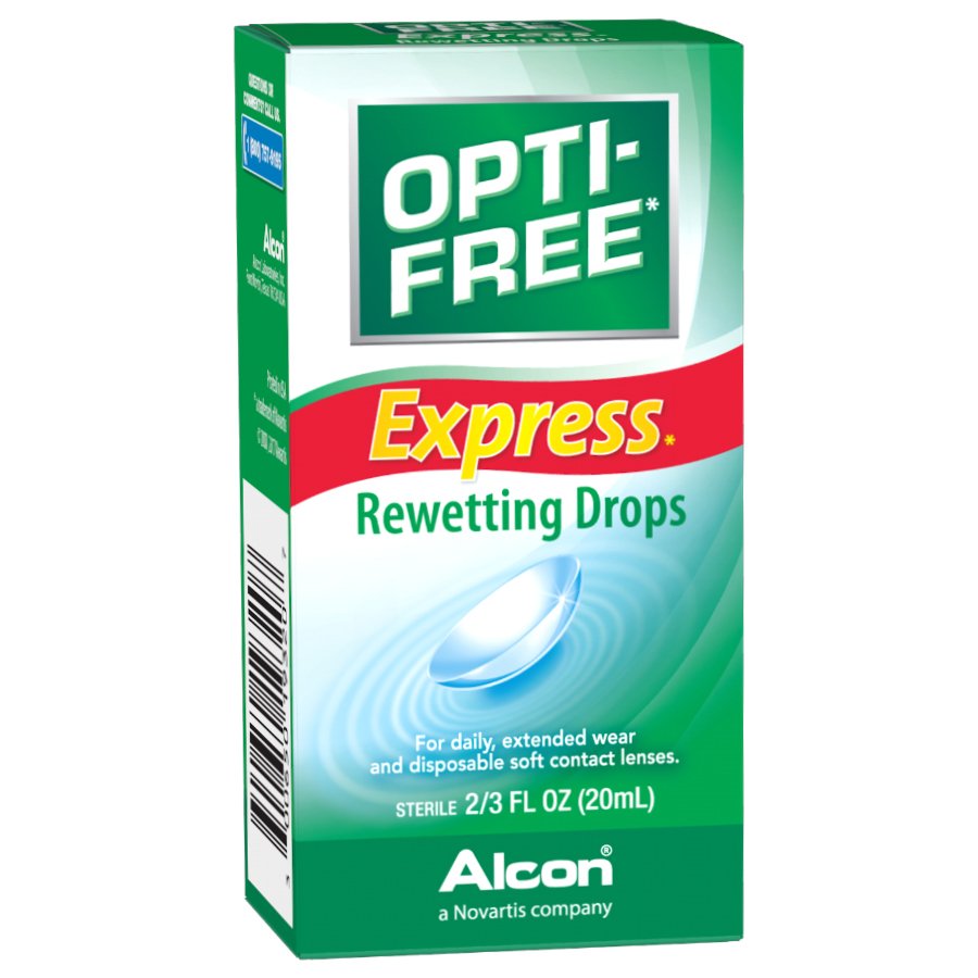 OPTIFREE Express Rewetting Drops Shop Eye Drops & Lubricants at HEB