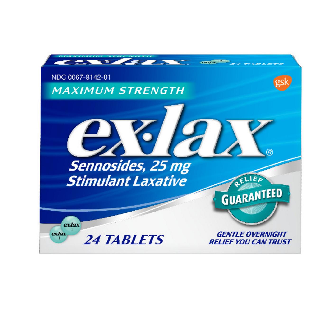 ex-lax Maximum Strength Stimulant Laxative Pills; image 2 of 8