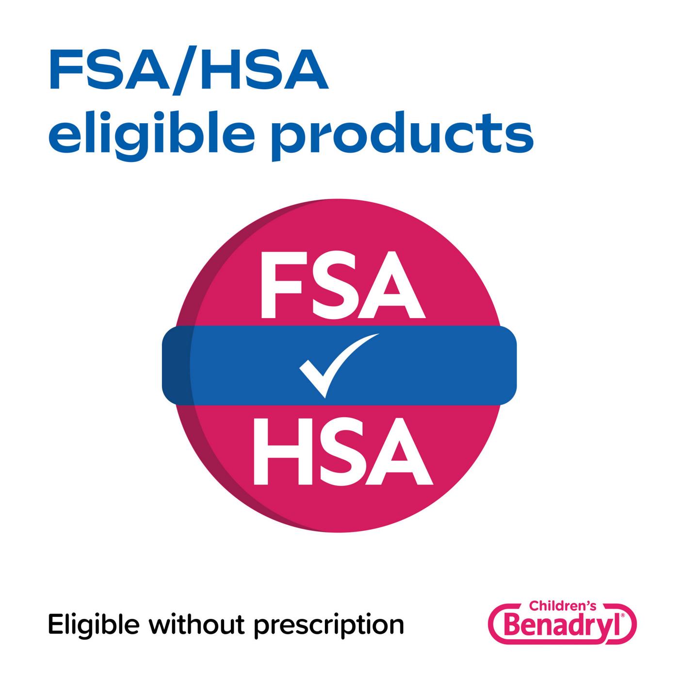 Benadryl Children's Antihistamine Allergy Liquid - Cherry; image 5 of 6