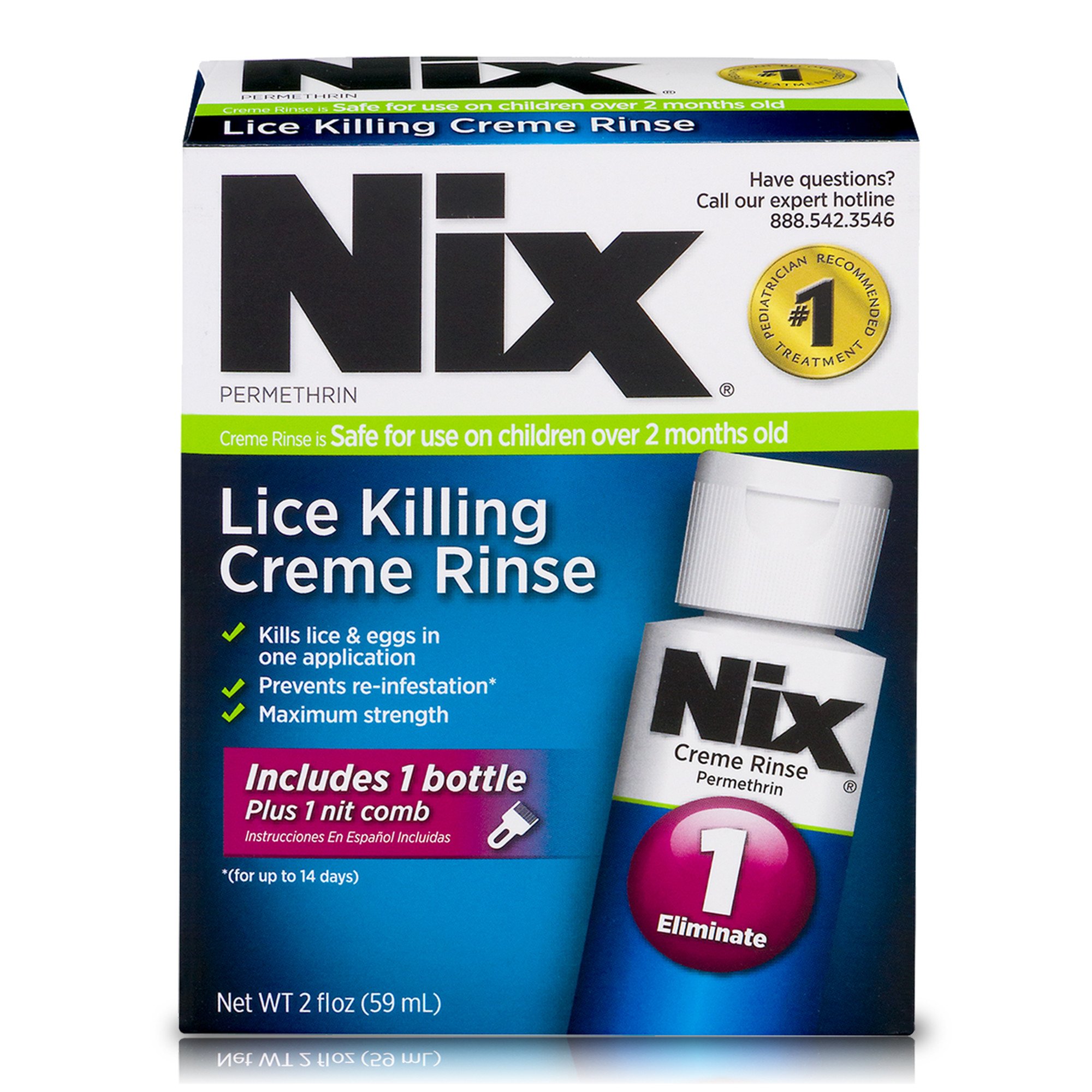 Nix Lice Killing Creme Rinse Shop Skin & Scalp Treatments at HEB