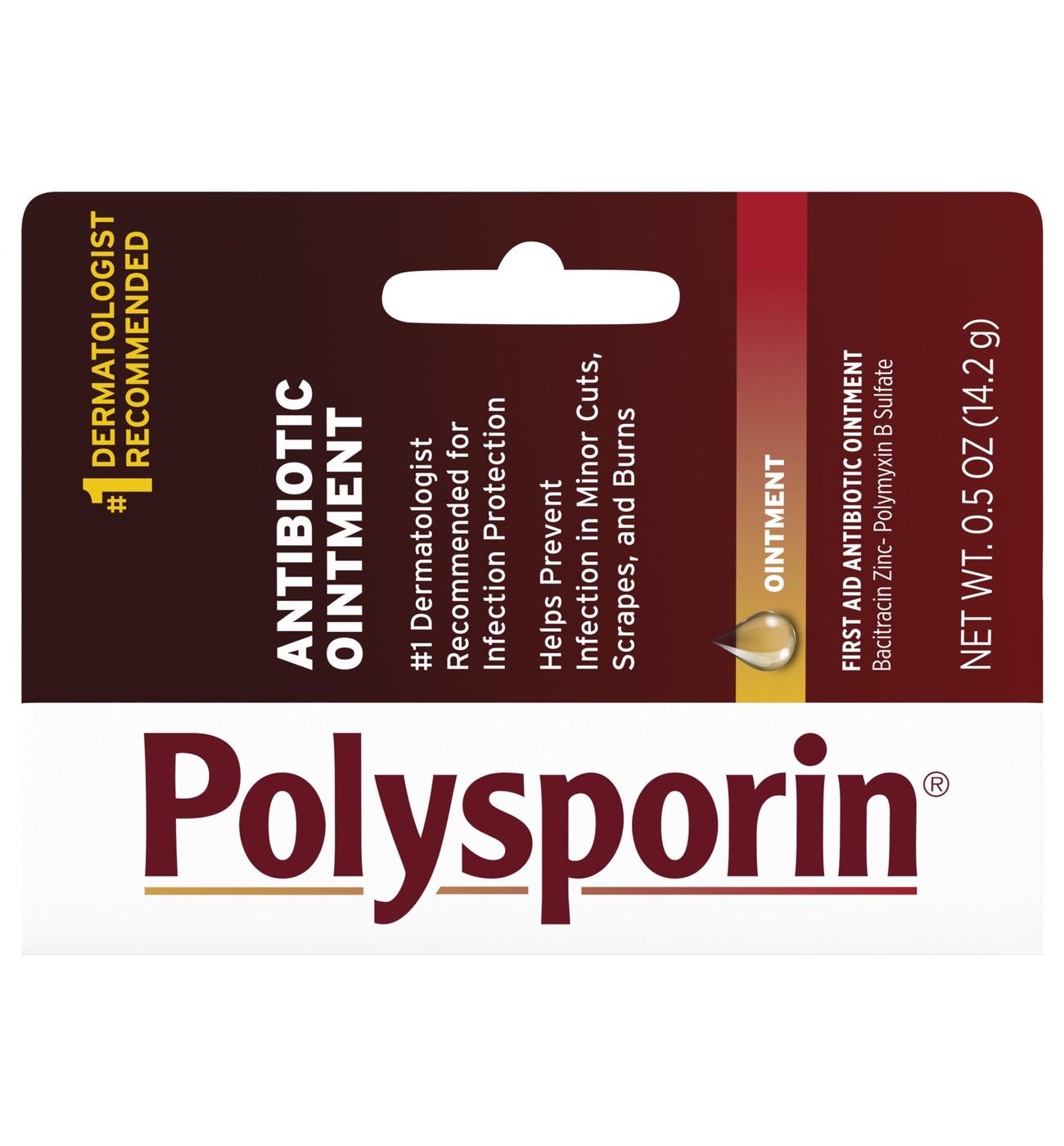 Polysporin First Aid Antibiotic Ointment; image 1 of 5