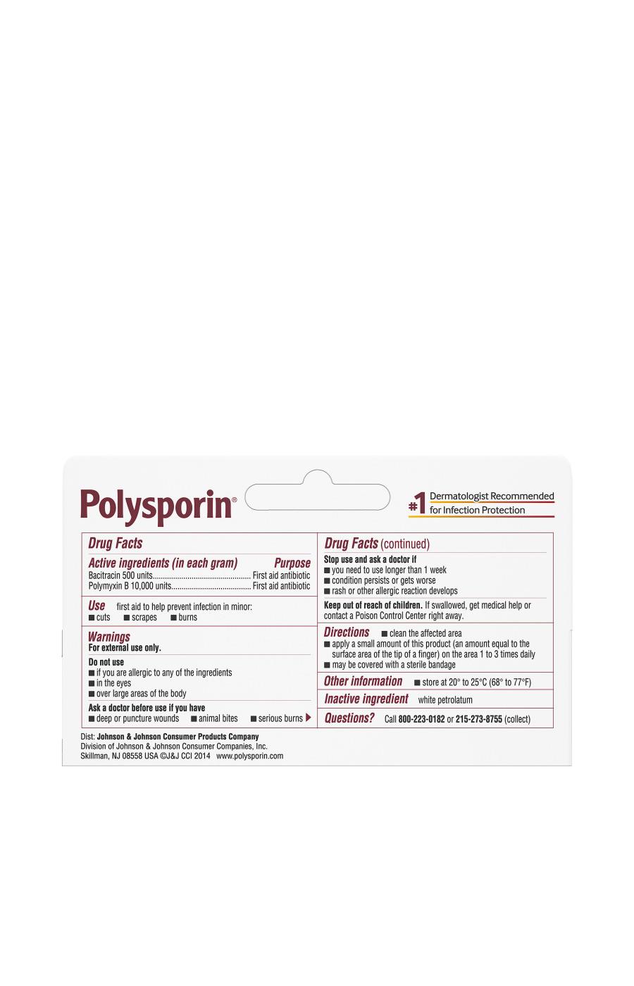 Polysporin First Aid Antibiotic Ointment; image 2 of 5