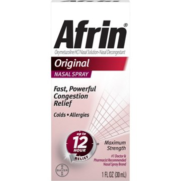 Afrin Original Maximum Strength Congestion Relief Nasal Spray
