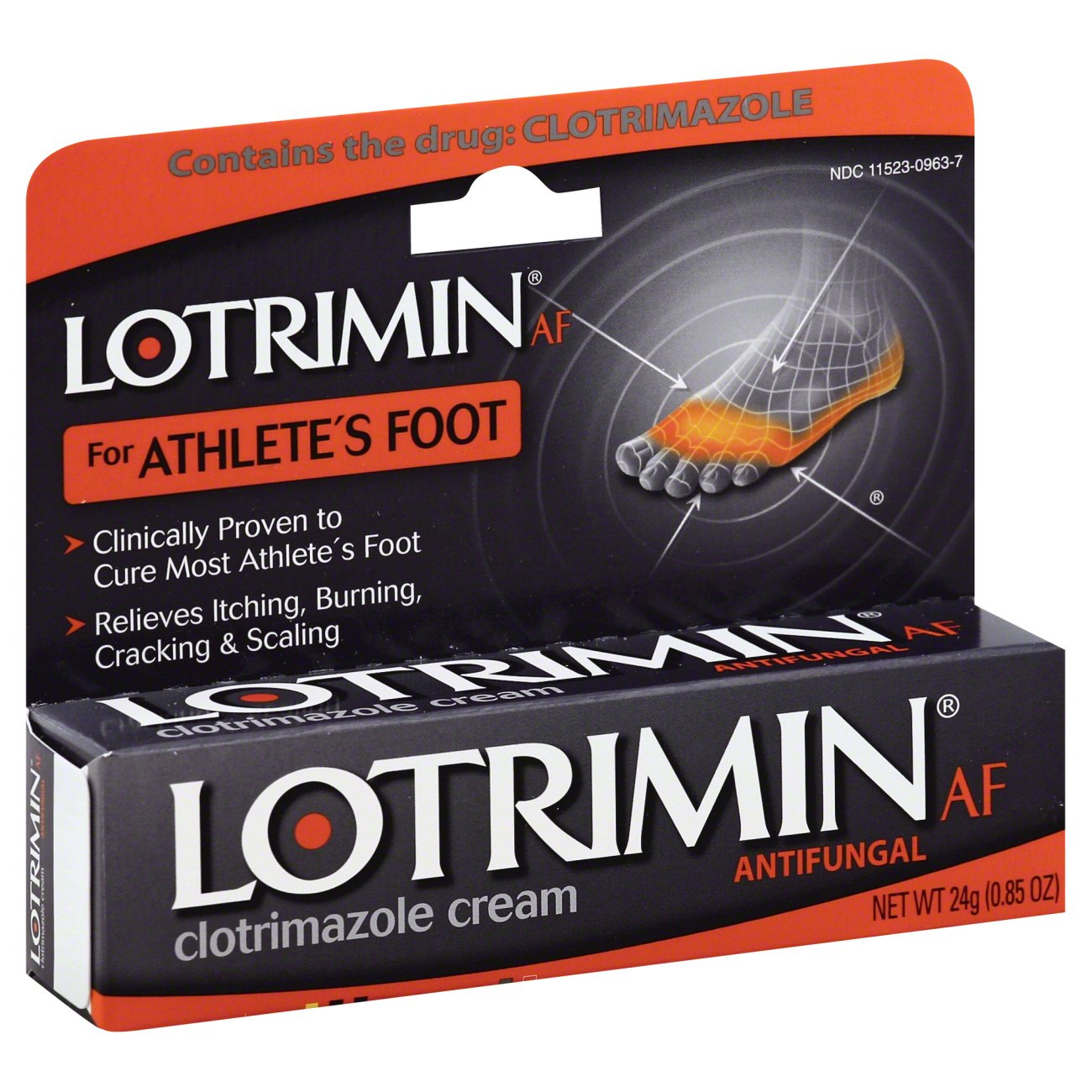 Lotrimin AF Antifungal Clotrimazole Cream Shop Foot Care at HEB