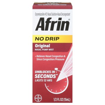 Afrin No Drip Original Maximum Strength Nasal Spray