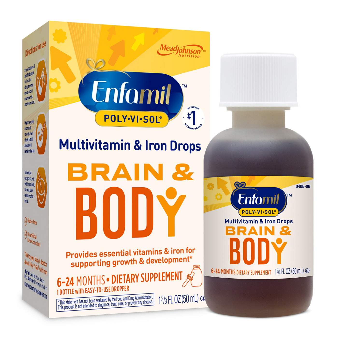 Enfamil Poly-Vi-Sol with Iron Multivitamin Supplement Drops for Infants and Toddlers; image 1 of 9