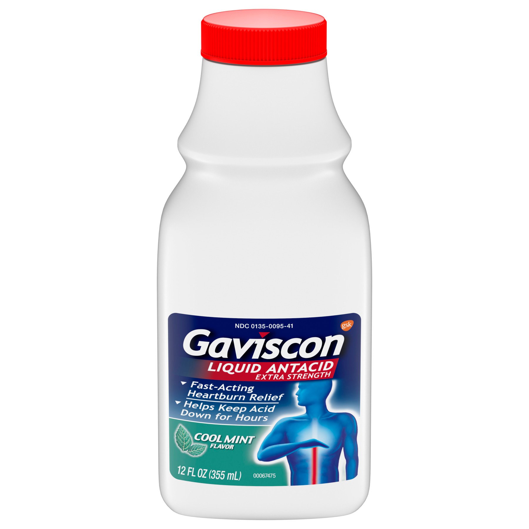 Gaviscon Extra Strength Cool Mint Flavor Liquid Antacid Shop