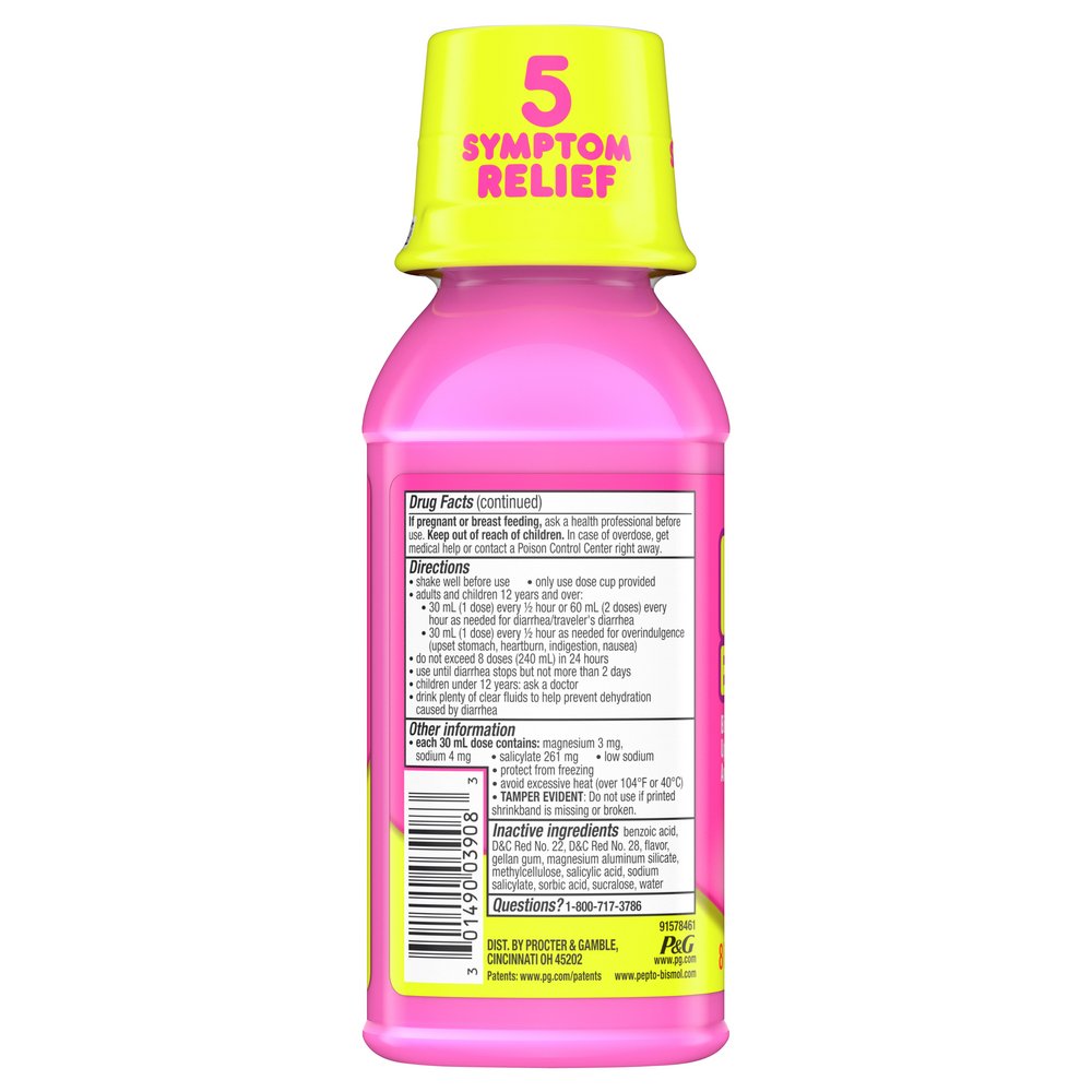 Pepto Bismol Original Liquid - Shop Digestion &amp; nausea at H-E-B