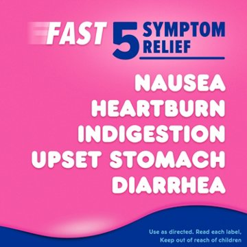 Pepto-Bismol Liquid Ultra for Nausea, Heartburn, Indigestion, Upset Stomach, & Diarrhea - 5 Symptom Fast Relief, Original Flavor
