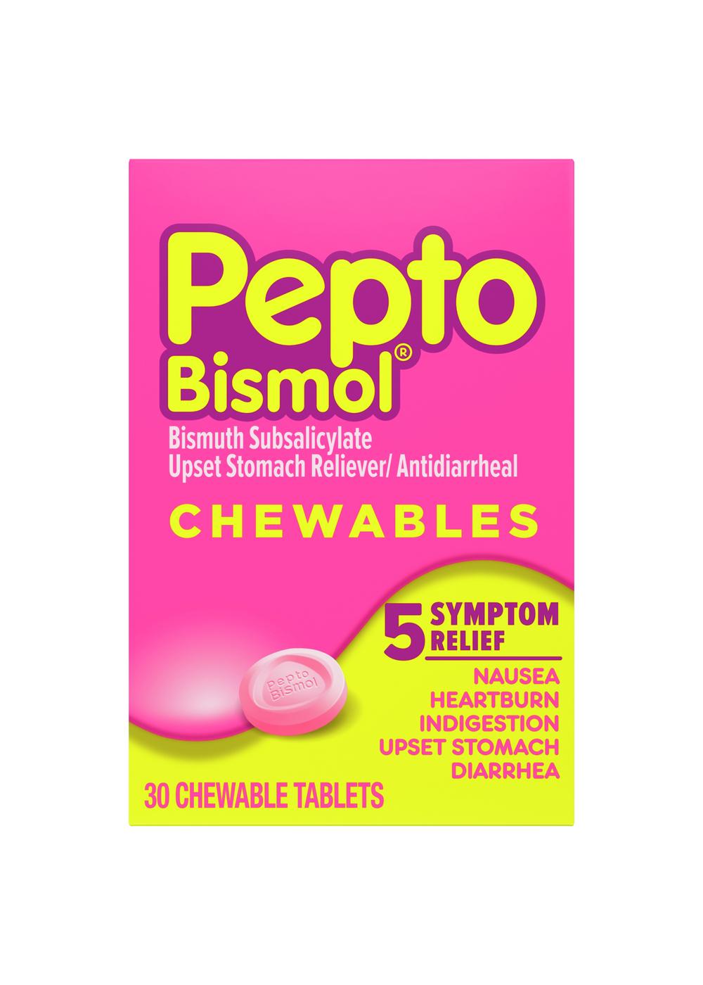 Pepto Bismol Chewable Tablets - Original; image 1 of 8