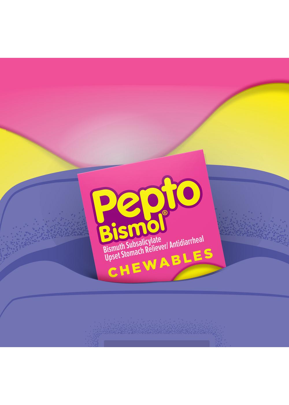 Pepto Bismol Chewable Tablets - Original; image 7 of 8