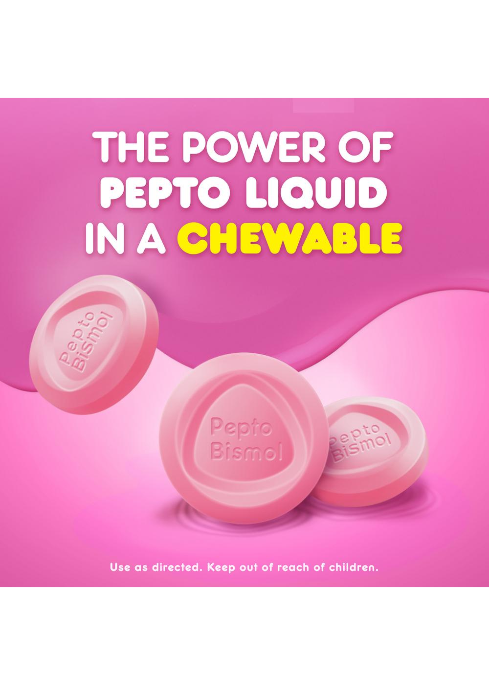 Pepto Bismol Chewable Tablets - Original; image 7 of 8