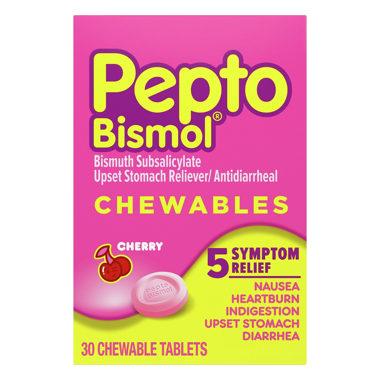 how much chewable pepto bismol for dogs