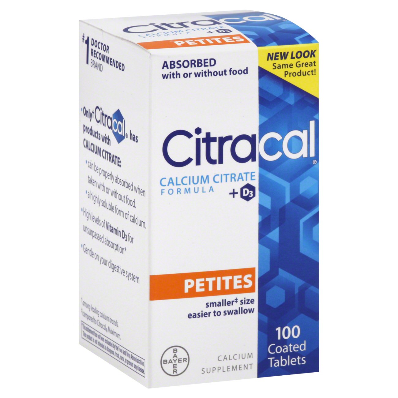 Citracal Calcium Citrate + D3 Petites Coated Tablets Shop Minerals at