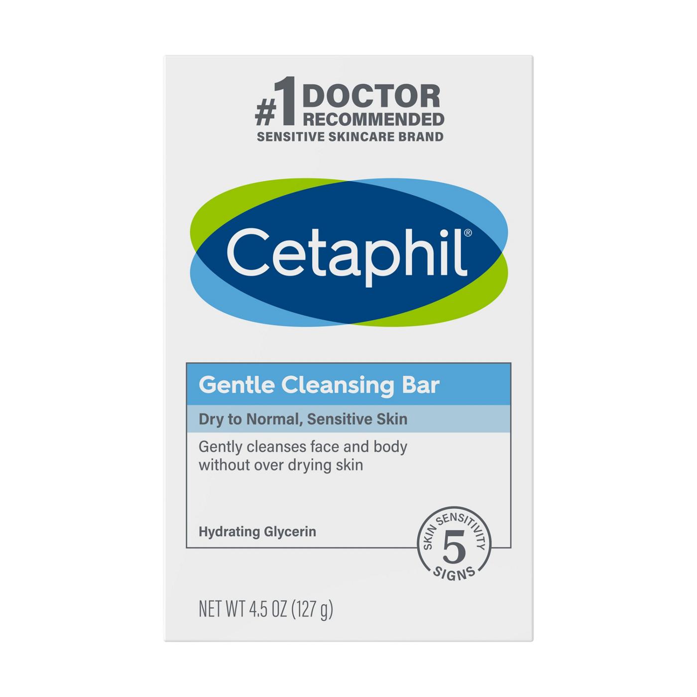 Cetaphil Gentle Cleansing Bar; image 1 of 7