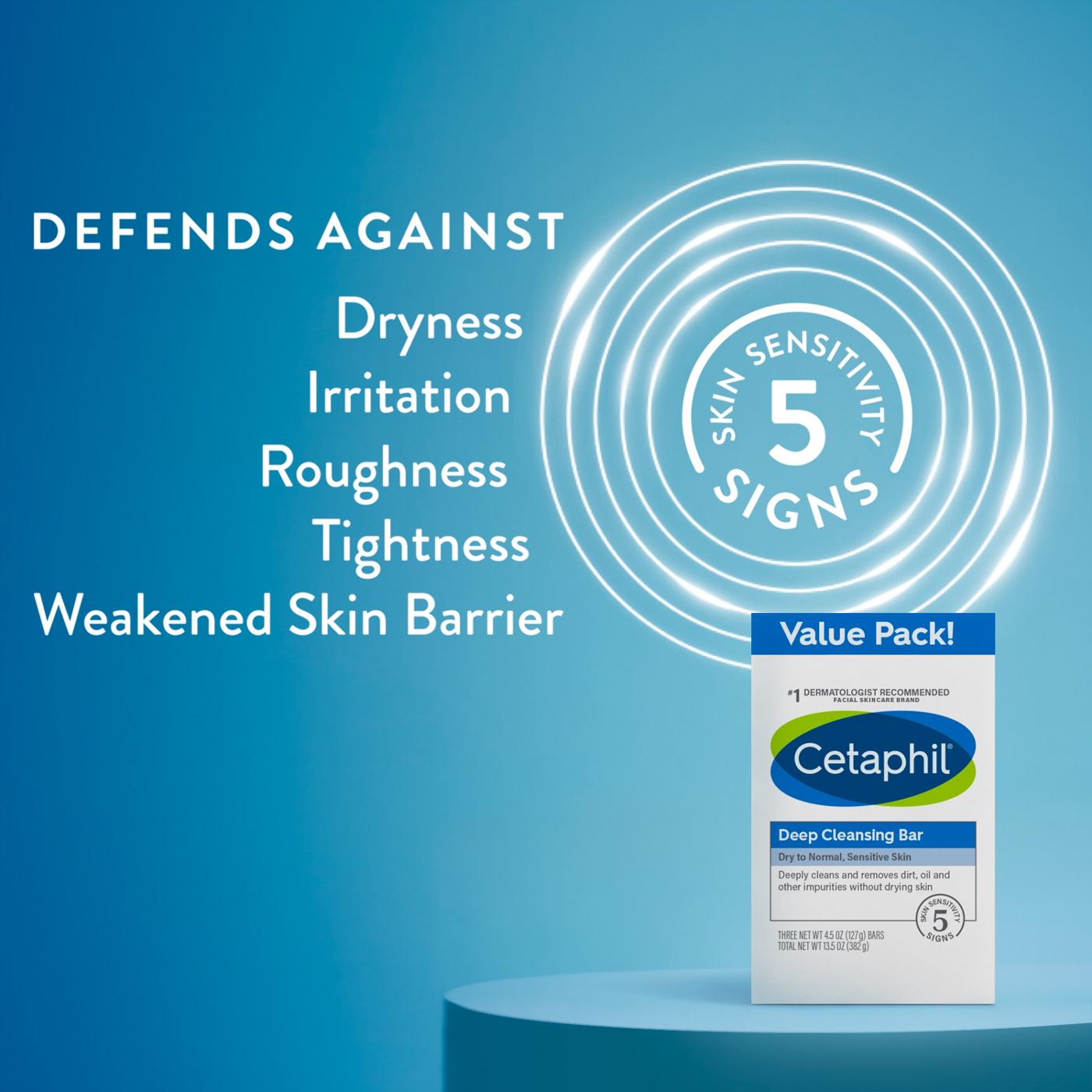 Cetaphil Deep Cleansing Bar; image 4 of 6