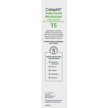 Cetaphil Daily Facial Moisturizer SPF 15, 4 oz