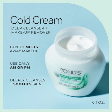 Pond's Cold Cream Hydrating Makeup Remover Deep Cleanser