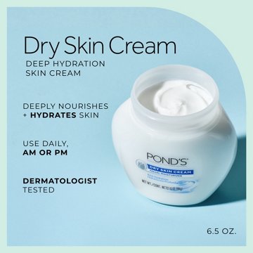 Pond's Dry Skin Moisturizing Face Cream for Deep Hydration