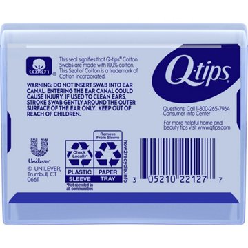 Q-tips Travel Size Orginal Cotton Swabs, 30 ct