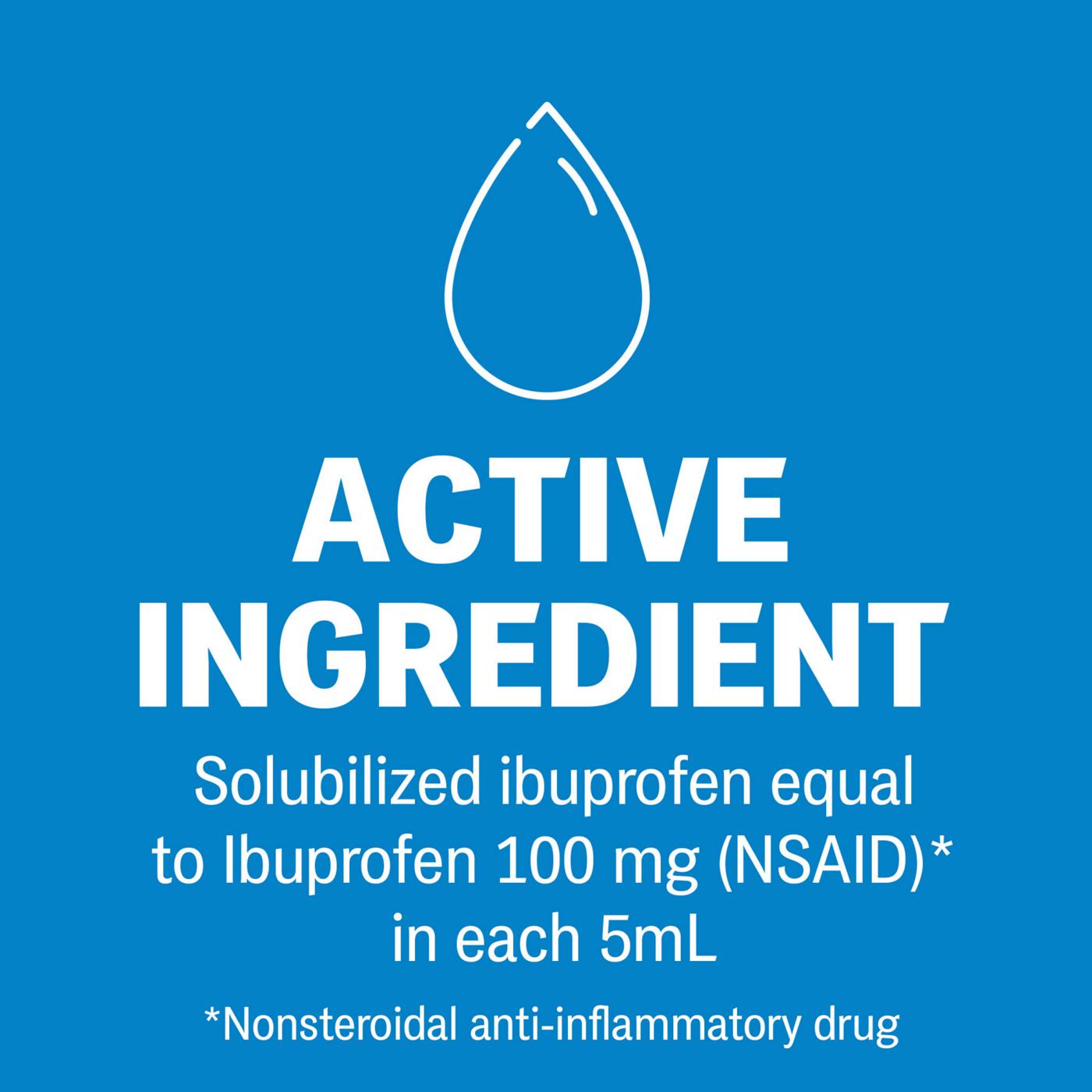 Advil Children's Liquid Ibuprofen Grape; image 4 of 8