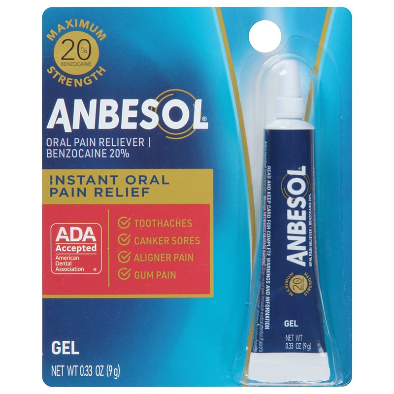 how to open anbesol gel
