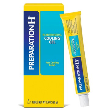 Preparation H Hemorrhoid Cooling Gel with Aloe for Fast Discomfort Relief, 0.9 oz