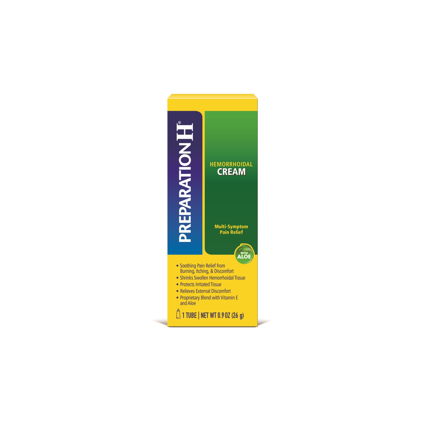 Preparation H Maximum Strength Pain Relief Hemorrhoidal Cream with Aloe