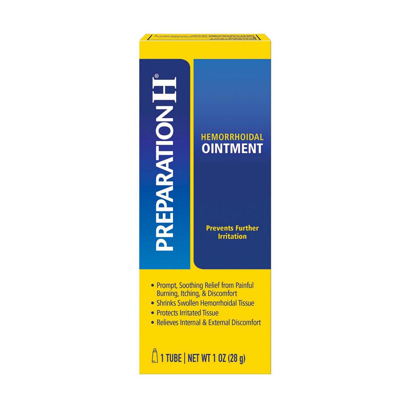 Preparation H Hemorrhoid Symptom Treatment Ointment; image 1 of 7