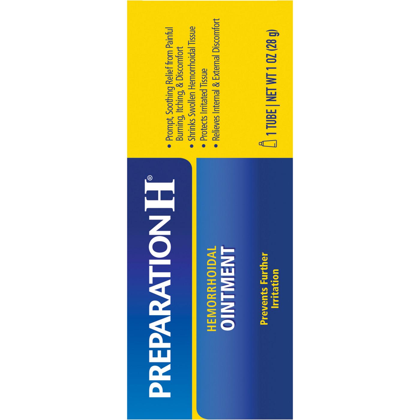 Preparation H Hemorrhoid Ointment, Itching, Burning and Discomfort Relief; image 2 of 3